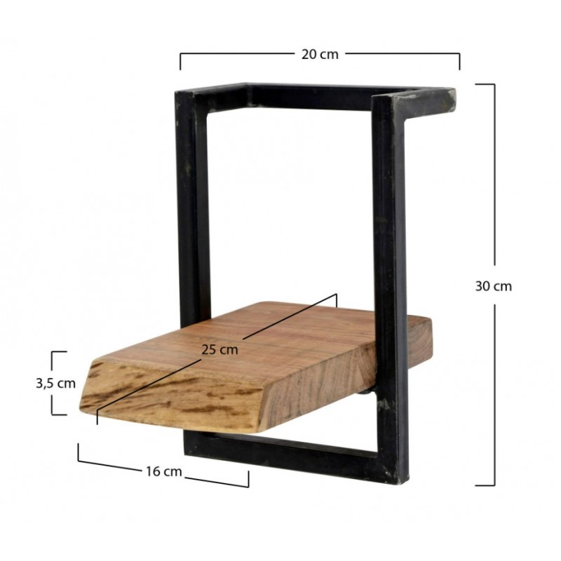 ZI Wall shelf edge 20cm